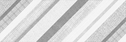 Керамическая плитка  Cersanit  Хагги Вставка B серый (HG2U092DT) 25x75