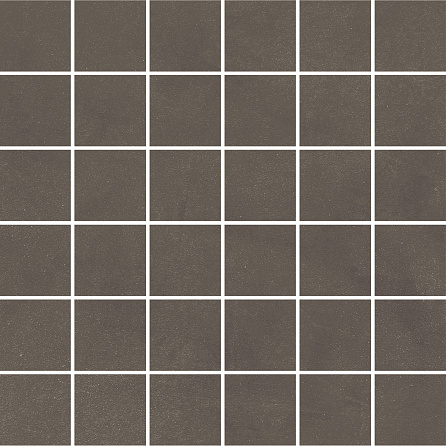 Керамогранит Kerama Marazzi Декор мозаичный коричневый тёмный матовый DD6418\MM 30x30