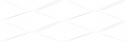 Cersanit настенная рельеф белый (VGU052) 25x75