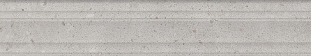 Kerama Marazzi Бордюр серый светлый матовый структура обрезной BLF010R 40x7,3