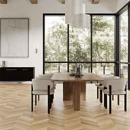 Керамогранит  Laparet  Вуд Роял Алмонд Шеврон М