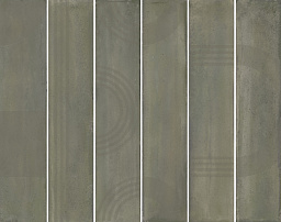 Керамическая плитка  Kerama Marazzi  Панно зелёный глянцевый KMP3STA003RN6X 36x28,5x1 (из 6 частей 6х28,5)