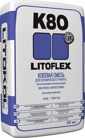 Litokol LITOFLEX К80 клеевая смесь 25kg