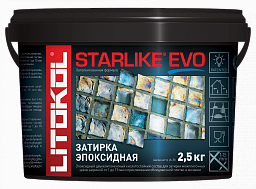 Сухие смеси  STARLIKE EVO Эпоксидная затирка S.200 AVORIO 2,5kg