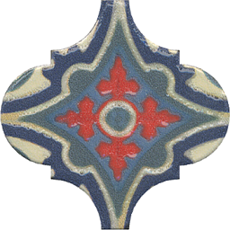 Керамическая плитка  Kerama Marazzi  Майолика Декор орнамент OS\A29\65000 6,5х6,5