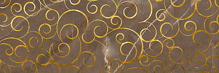 LB-Ceramics Декор Флорал марроне 1664-0146 20х60 Миланезе дизайн
