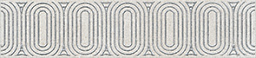 Керамическая плитка  Kerama Marazzi  Бордюр серый светлый обрезной OP\A206\12136R 25х5,5