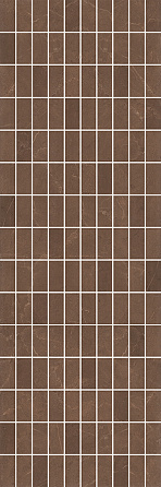 Kerama Marazzi Низида Декор мозаичный коричневый MM12099 25х75
