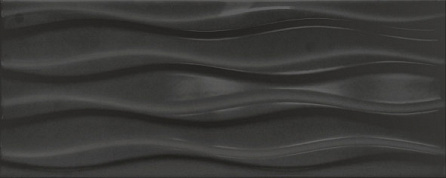 Керамическая плитка Керамин 1Т настенная черный 20х50