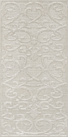 Vitra White Декор Damask (K941350) 30x60