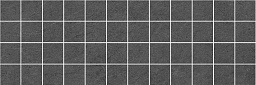 Керамическая плитка  Laparet  Декор мозаичный чёрный MM60094 20х60