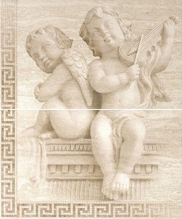 Gracia Ceramica beige 01 Панно 50х60 (панно из 2-х шт)