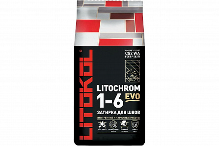 Litokol LITOCHROM 1-6 EVO LE.200 Белый 2kg,Al.bag