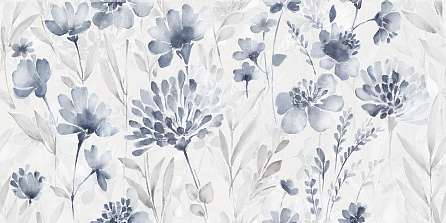 Керамическая плитка Laparet Акварель бланко Декор VT\A659\48018R 40х80 матовая обрезная Эволюшн