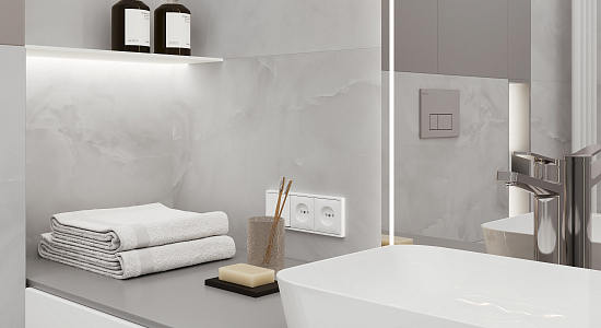 Керамогранит Laparet Оникс Силк Грей