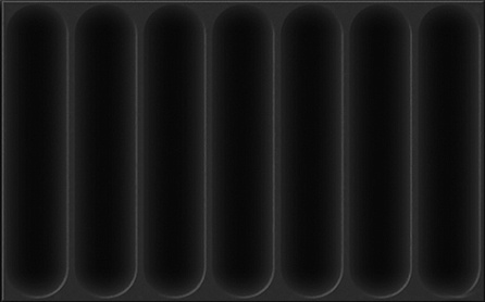 Керамическая плитка Шахтинская плитка настенная черная 02 25х40 Марсель