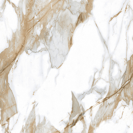 Керамогранит Ceradim Калакатта Фэйри Голд бежевый 60х60 полированный Calacatta Fairy Gold