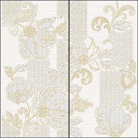 Azori Панно Beige Pattern 63х63 (комплект из 2 пл.)