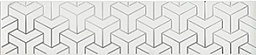 Керамическая плитка  Kerama Marazzi  Бордюр белый AD\A569\6397 25х5,4