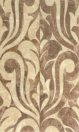 Gracia Ceramica brown 01 Декор 30х50 Saloni