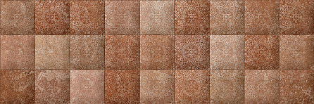 Керамическая плитка Cersanit настенная коричневая рельефная (C-MQS112D) 20х60 Morocco