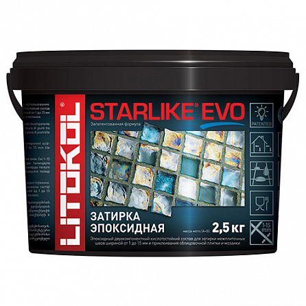  STARLIKE EVO Эпоксидная затирка S.125 Grigio Cemento 2,5kg