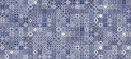 Hammam облицовочная рельеф голубой (HAG041D) 20x44