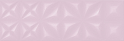 настенная рельеф розовый (LLU072D) 25x75