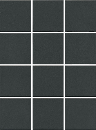 Керамическая плитка Kerama Marazzi черный натуральный из 12 частей 1333 9,8х9,8