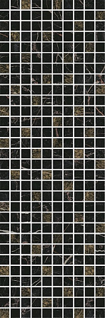 Kerama Marazzi Декор черный мозаичный MM12111 25х75