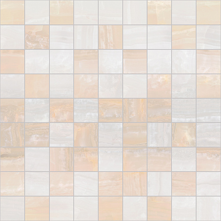 Керамическая плитка Laparet Мозаика 30х30 бежевый+белый Diadema