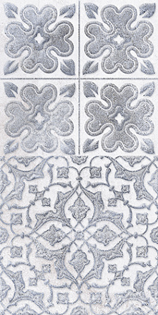 LB-Ceramics Декор 2 серый 1641-0094 20х40
