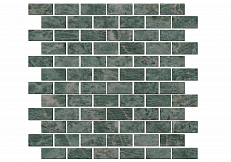 Керамическая плитка  Kerama Marazzi  Декор мозаичный зеленый глянцевый MM13123 30х32