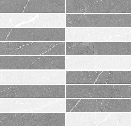 Мозаика Laparet микс серый 28,6х29,8