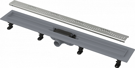 Alca Plast Simple - Водоотводящий желоб с порогами для перфорированной решетки, арт. APZ8-650M