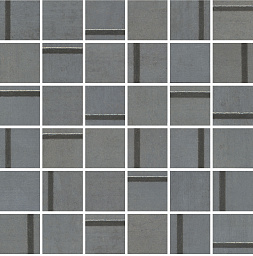 Керамическая плитка  Kerama Marazzi  Декор 1 мозаичный синий матовый обрезной MM13131 30x30