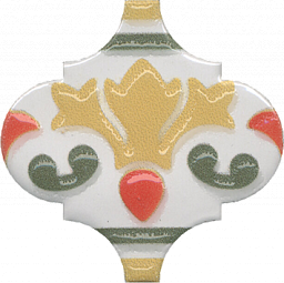 Керамическая плитка  Kerama Marazzi  Майолика Декор орнамент OS\A28\65000 6,5х6,5