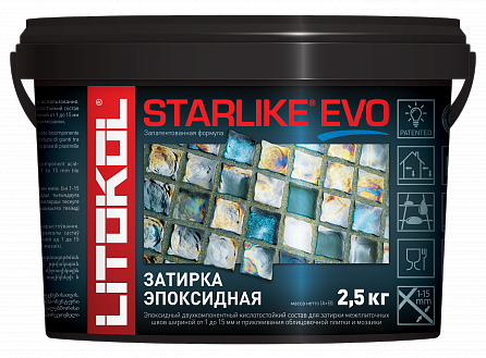  STARLIKE EVO Эпоксидная затирка S.102 BIANCO GHIACCIO 2,5kg