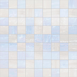 Мозаика 30х30 голубой+белый
