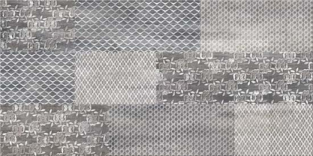 Керамическая плитка Azori настенная Grey Ornament 31,5x63 Pandora