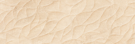 Керамическая плитка Cersanit настенная рельеф бежевый (SXU012D)25x75 Sahara