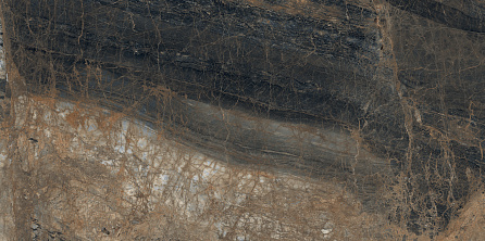 Керамогранит Laparet коричневый 80х160 матовый+гл.чернила Лунар Маррон