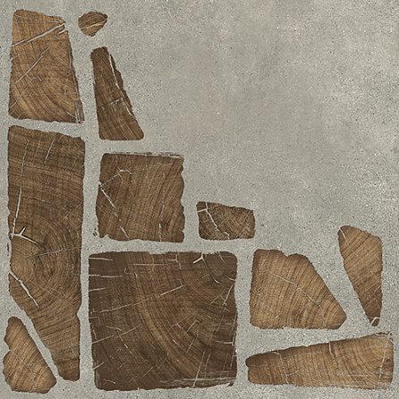 Cersanit серый (16216) 42х42