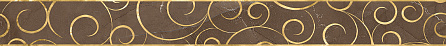 LB-Ceramics Бордюр Флорал марроне 1506-0158 6х60 Миланезе дизайн