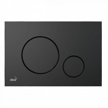 Alca Plast Кнопка управления для скрытых систем инсталляции, черный-мат, арт.M678