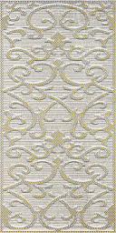 Gold White Декор Damask (K941991) 30x60