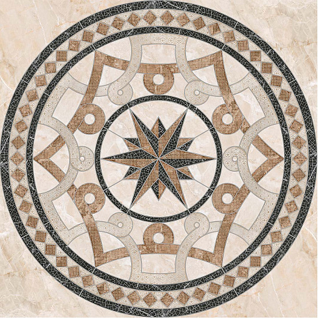LB-Ceramics Панно напольное коричневое 6946-0101 90х90