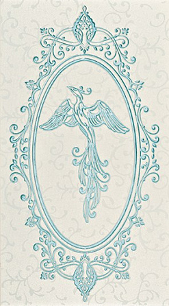 LB-Ceramics Декор орнамент голубой 1645-0097 25х45
