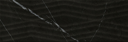 Керамическая плитка Gracia Ceramica black настенная 02 25х75
